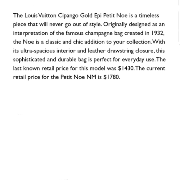 Louis Vuitton epi petit noe - Picture 16 of 16